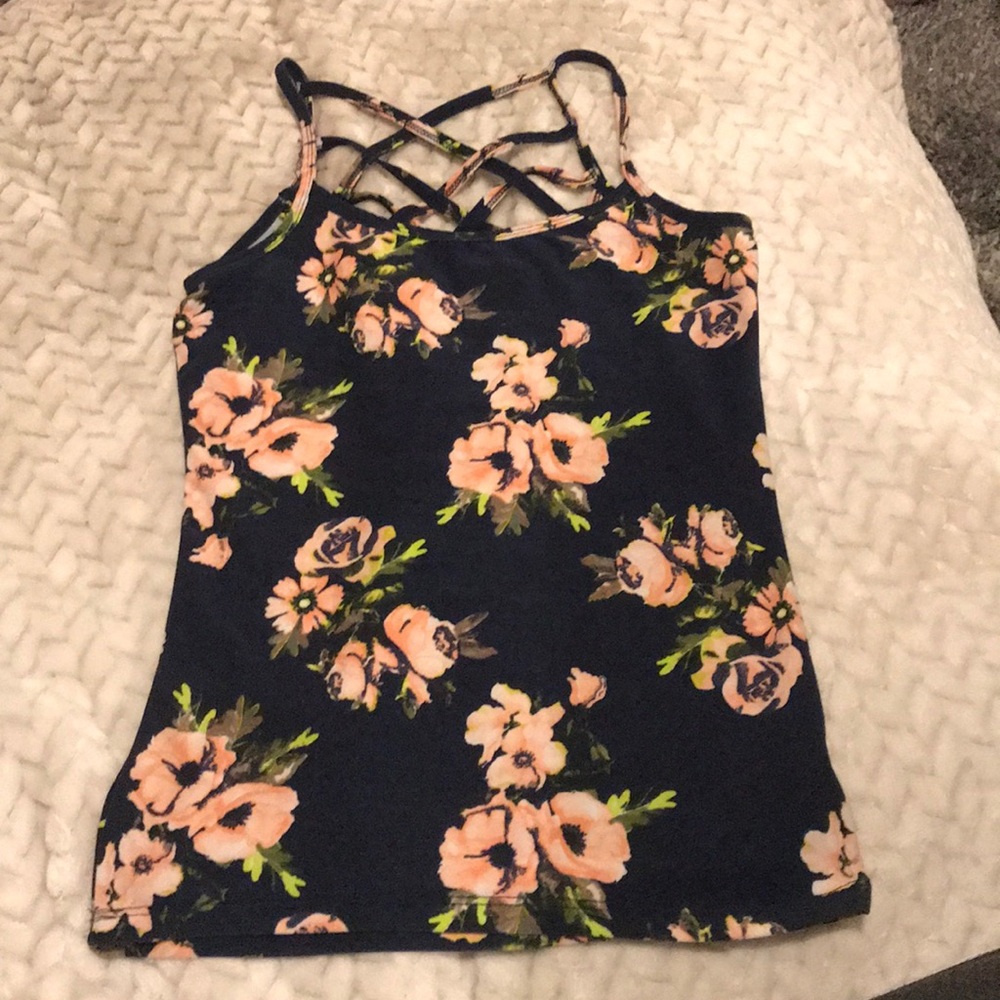 Flowered tank top